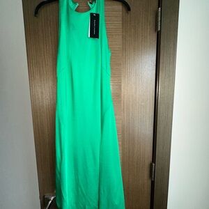 Ralph Lauren black label Green silk Dress NWT